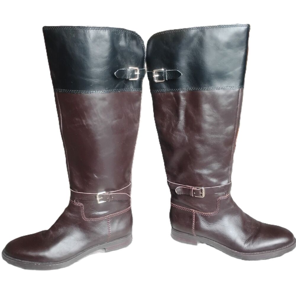 Enzo Angiolini Women's Size 6M Leather Riding Boots